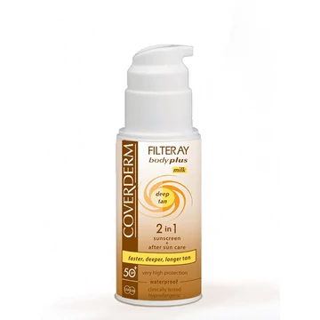 Coverderm Filteray Body Plus SPF 50+ milk deep tan 2in1