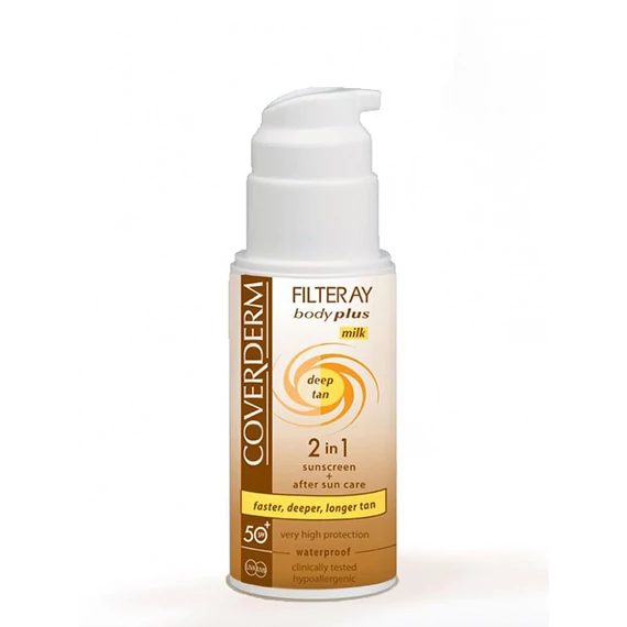 Coverderm Filteray Body Plus SPF 30 milk deep tan 2in1